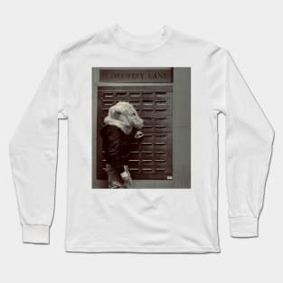 Polar bear in Drewery Lane Long Sleeve T-Shirt